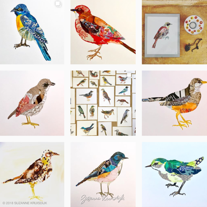 mixed media collage – Suzanne Kruisdijk